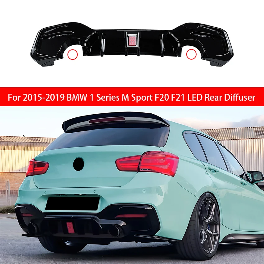 For 2015 2016 17 18 2019 BMW 1 Series M Sport F20 F21 M135i M140i Gloss Black Rear Bumper Diffuser Spoiler Divider Chin Body Kit
For 2015 2016 17 18 2019 BMW 1 Series M Sport F20 F21 M135i M140i Gloss Black Rear Bumper Diffuser Spoiler Divider Chin Body Kit