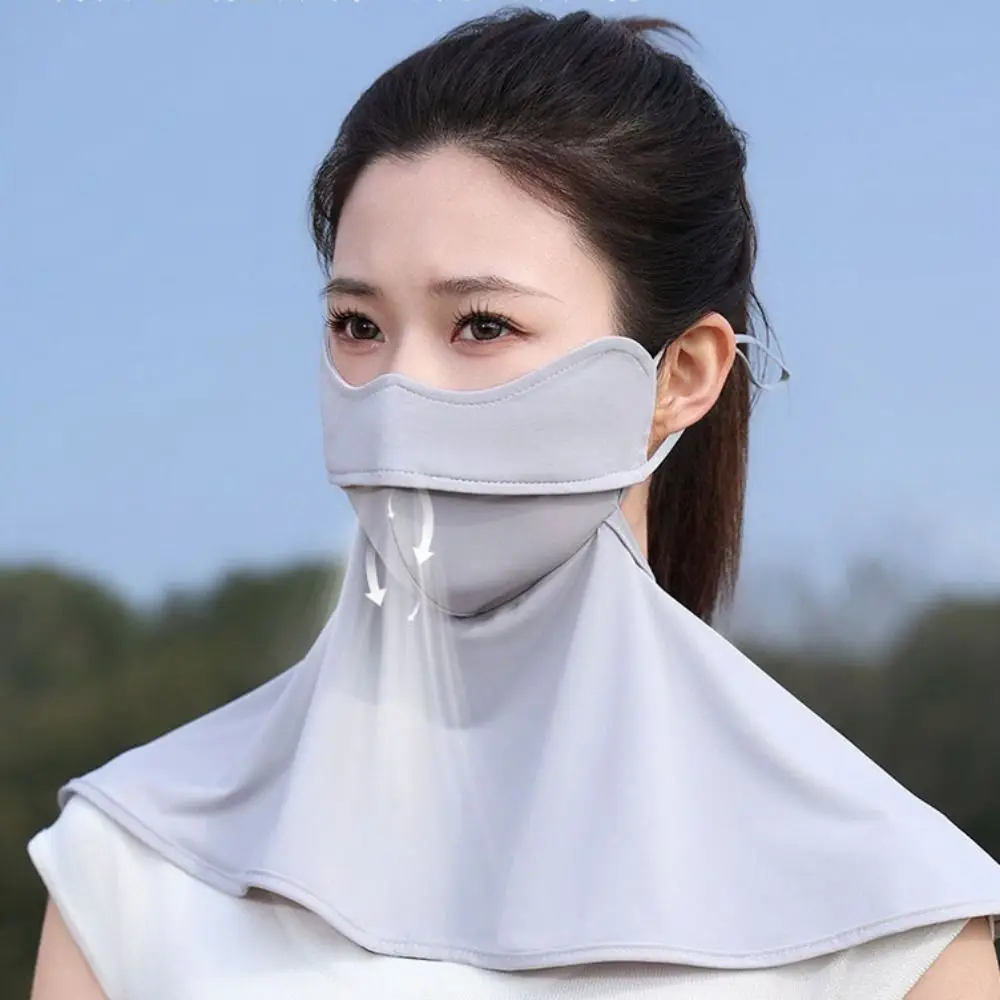 Solid Color Sunscreen Face Cover Dustproof Neck Gaiter Ice Silk Mask Face Protection Neck Wrap Cover UV Protection Veil Fishing
Solid Color Sunscreen Face Cover Dustproof Neck Gaiter Ice Silk Mask Face Protection Neck Wrap Cover UV Protection Veil Fishing