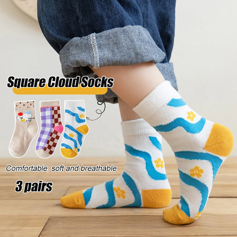 3 Pair/Lot Baby Boy Girl Cute Cartoon Printed Soft Socks Children Cotton Breathable Socks Infant Autumn Spring Kids Socks
3 Pair/Lot Baby Boy Girl Cute Cartoon Printed Soft Socks Children Cotton Breathable Socks Infant Autumn Spring Kids Socks