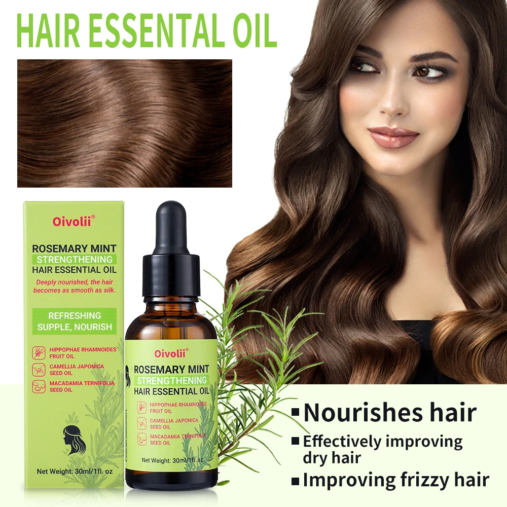 Rosemary and Mint Strong Hair Oil - Nourishing and smoothing, deeply hydrating, making hair smooth and shiny
Rosemary and Mint Strong Hair Oil - Nourishing and smoothing, deeply hydrating, making hair smooth and shiny