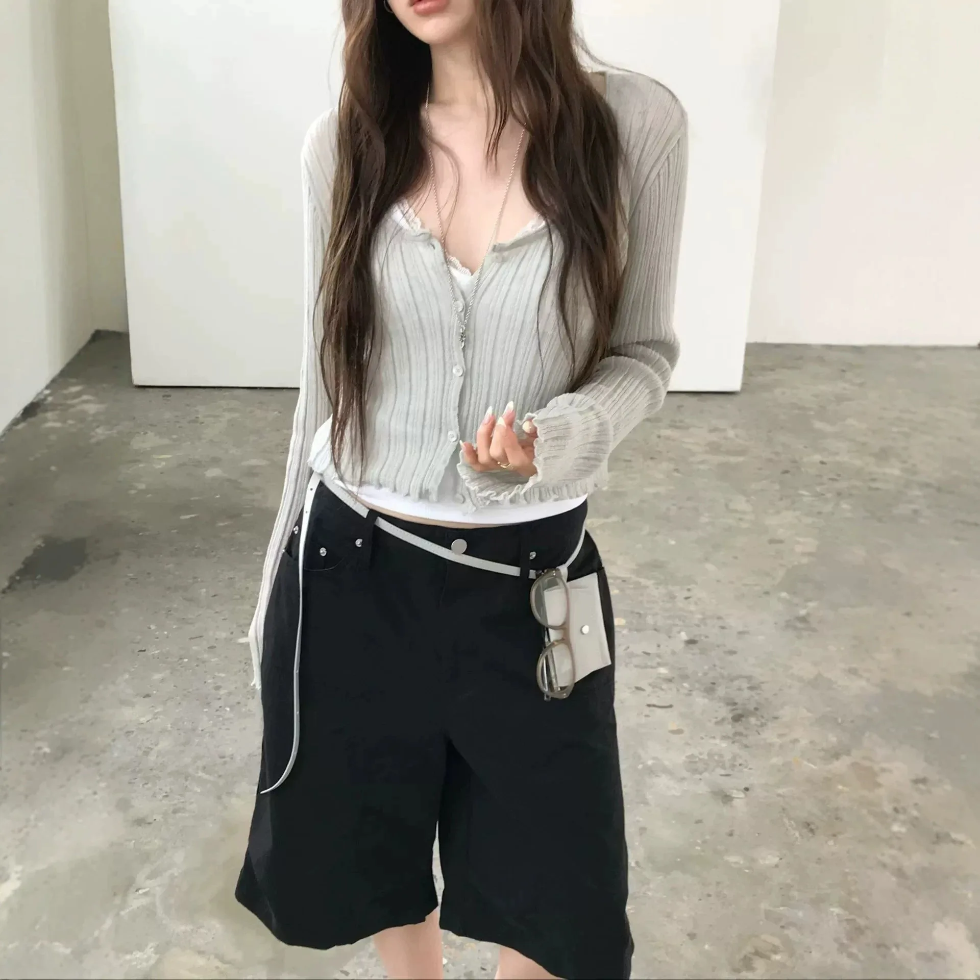 Dongda Gate Vintage Small Pit Pattern V-neck Open Cardigan Knitwear Women's Top Air Conditioning Shirt Commuter Style S...
Dongda Gate Vintage Small Pit Pattern V-neck Open Cardigan Knitwear Women's Top Air Conditioning Shirt Commuter Style S...