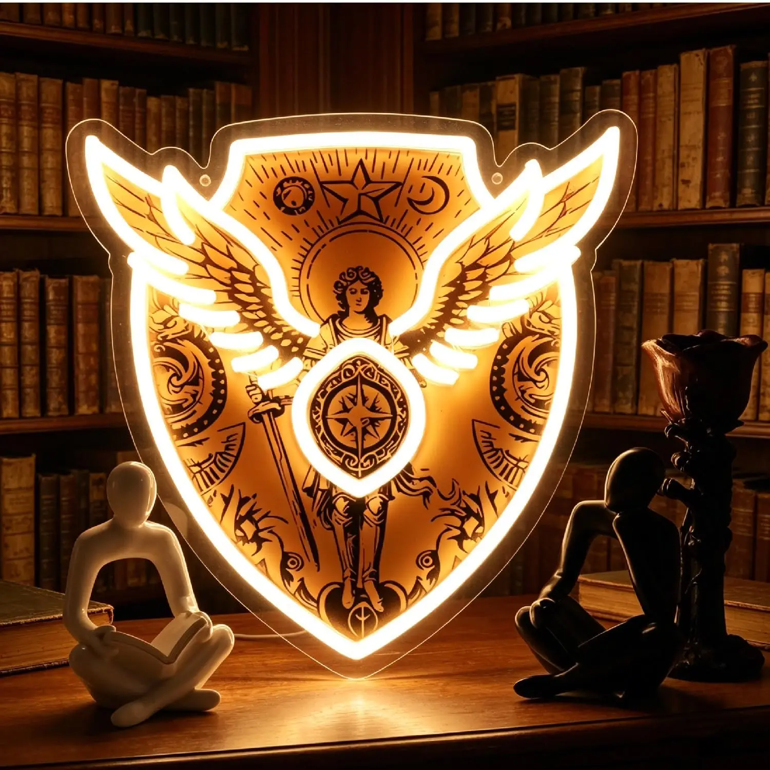 St. Michael The Archangel LED Neon Light, USB Powered Archangel Michael Neon Sign,church Bedroom Decoration Gift Art Wall Light
St. Michael The Archangel LED Neon Light, USB Powered Archangel Michael Neon Sign,church Bedroom Decoration Gift Art Wall Light