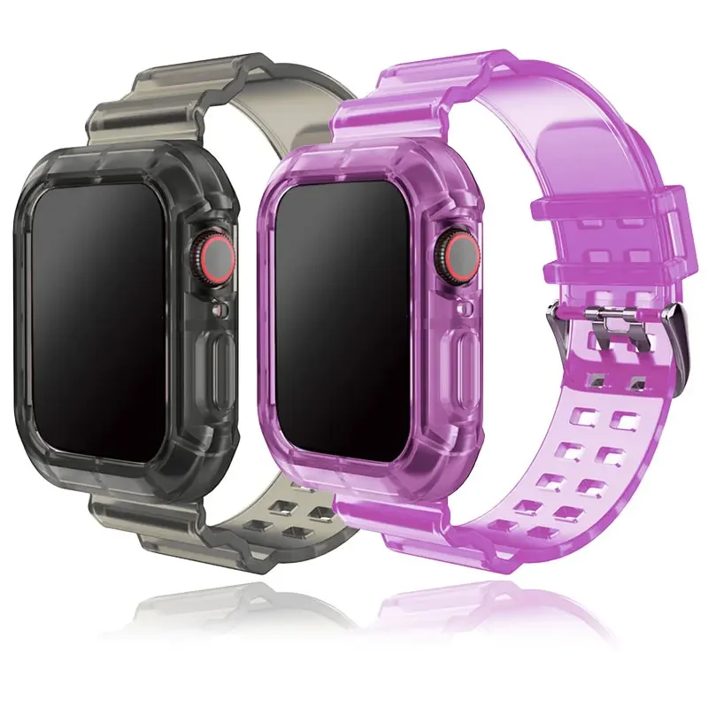 Прозрачный ремешок для Apple Watch, ремешок 45 мм, 44 мм, 42, 41 40 мм, 49 мм, 46 мм, чехол-бампер, браслет из ТПУ iWatch Ultra SE Series 10 9 8 7 6 5 4 3
Прозрачный ремешок для Apple Watch, ремешок 45 мм, 44 мм, 42, 41 40 мм, 49 мм, 46 мм, чехол-бампер, браслет из ТПУ iWatch Ultra SE Series 10 9 8 7 6 5 4 3