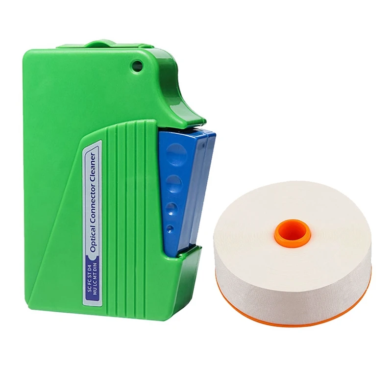 Fiber Optic Endface Cleaner Cassette Cleaning Box Pigtail Cleaner+Cleaning Core For FC/SC/ST/LC Optic Fiber Cleaner Tool
Fiber Optic Endface Cleaner Cassette Cleaning Box Pigtail Cleaner+Cleaning Core For FC/SC/ST/LC Optic Fiber Cleaner Tool
