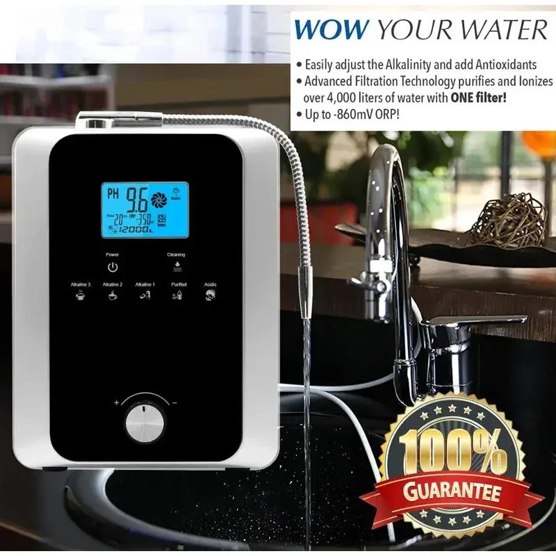 ORP-800 Alkaline Acid Water Filter Hydrogen Generator with 11 Plates Auto-Cleaning Touch Feature for Healthy Drinking Water
ORP-800 Alkaline Acid Water Filter Hydrogen Generator with 11 Plates Auto-Cleaning Touch Feature for Healthy Drinking Water