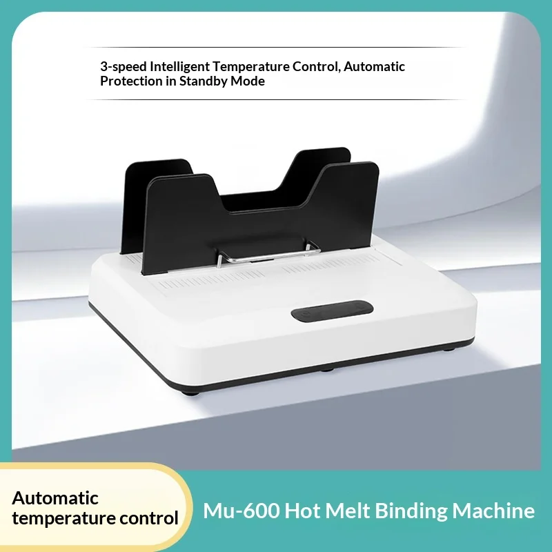 Automatic Hot Melt Binding Machine A4 Size No Preheating No Hole Punch Thermal Binder For Office Document Contract File Binding
Automatic Hot Melt Binding Machine A4 Size No Preheating No Hole Punch Thermal Binder For Office Document Contract File Binding