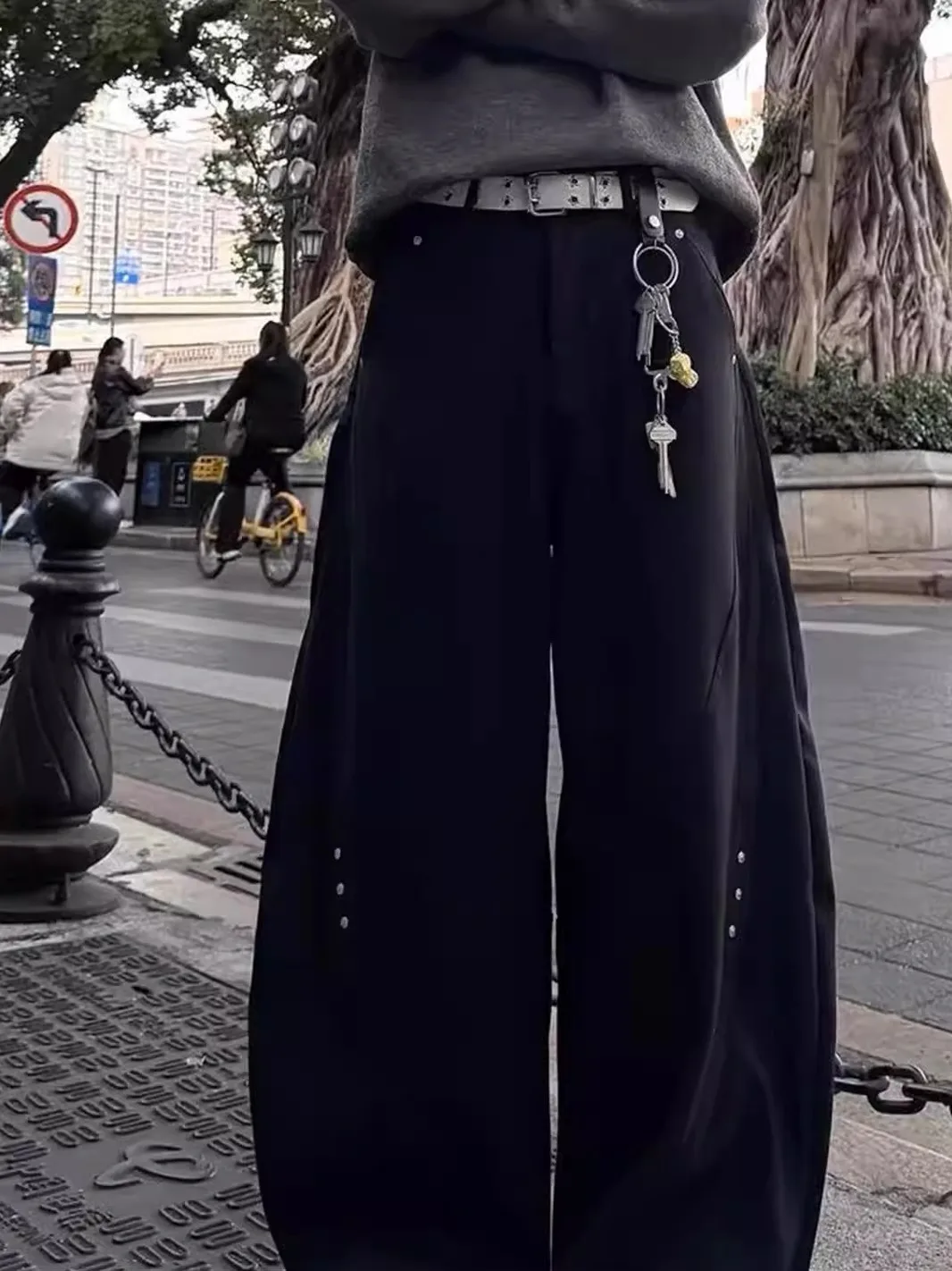 Брюки Cleanfit American Sle Casual для мужчин и женщин, весна-осень, с высокой талией, широкие, прямого кроя, с молниями и карманами
Брюки Cleanfit American Sle Casual для мужчин и женщин, весна-осень, с высокой талией, широкие, прямого кроя, с молниями и карманами