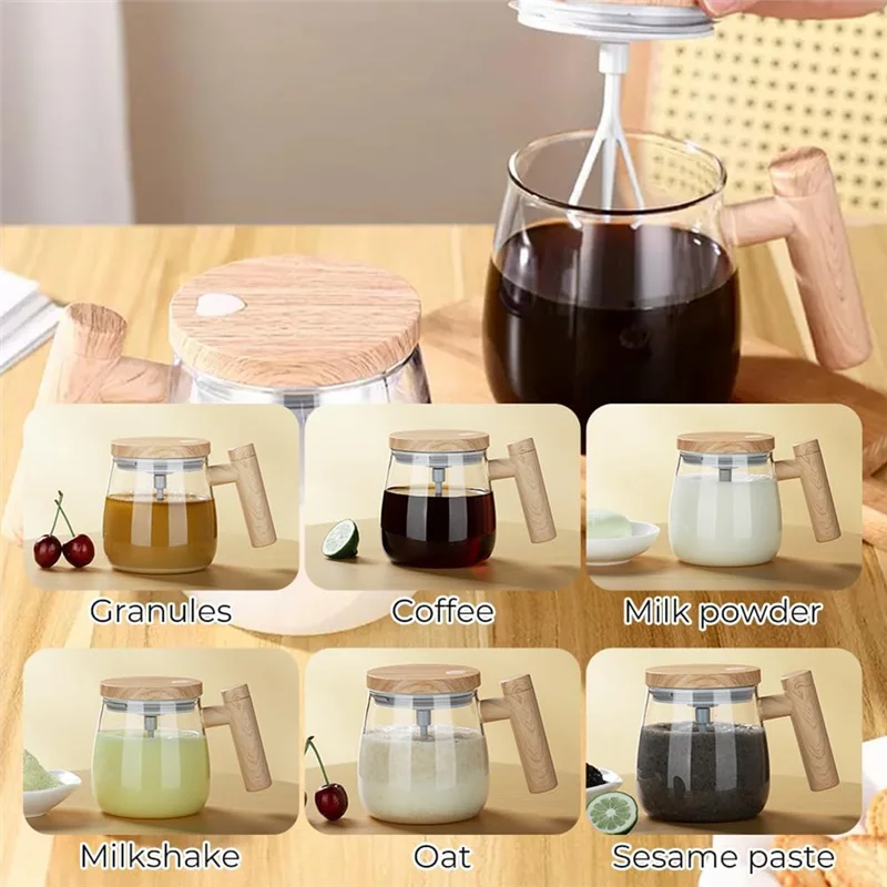 Upgrade Electric High Speed Mixing Cup, 13.5Oz/400ML Self Stirring Coffee Mug Waterproof Glass Cup, Battery Powered Easy To Use
Upgrade Electric High Speed Mixing Cup, 13.5Oz/400ML Self Stirring Coffee Mug Waterproof Glass Cup, Battery Powered Easy To Use