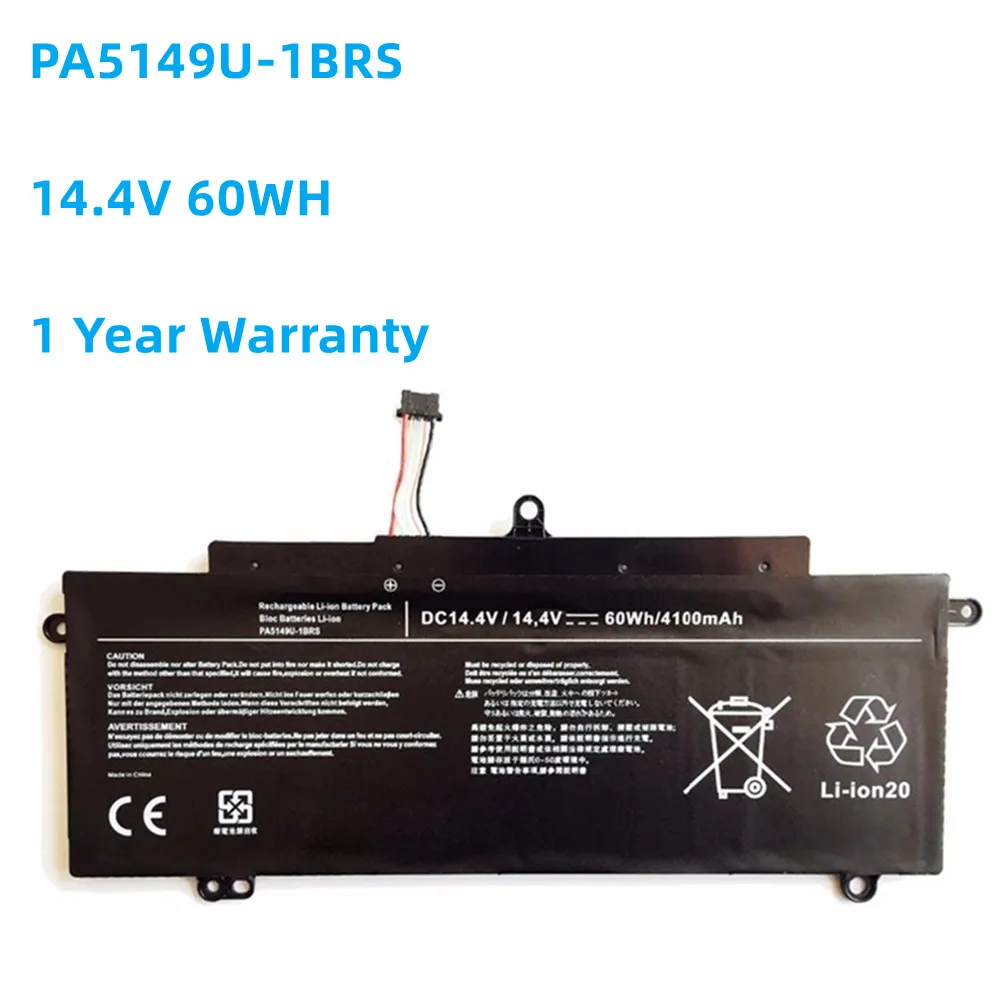 New 14.4V 60Wh PA5149U-1BRS Laptop Battery For Toshiba TECRA Z40,Z40-C, Z40-A-110,Z40-A-146, Z50,Z40T-A1410, Z50-A
New 14.4V 60Wh PA5149U-1BRS Laptop Battery For Toshiba TECRA Z40,Z40-C, Z40-A-110,Z40-A-146, Z50,Z40T-A1410, Z50-A
