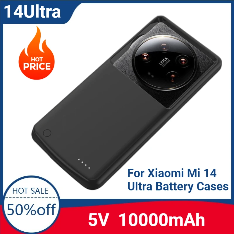 New 10000mAh Powerbank Charging Cover For Xiaomi Mi 14 Ultra Battery Cases Portable Power Bank External Battery Charger Cover
New 10000mAh Powerbank Charging Cover For Xiaomi Mi 14 Ultra Battery Cases Portable Power Bank External Battery Charger Cover