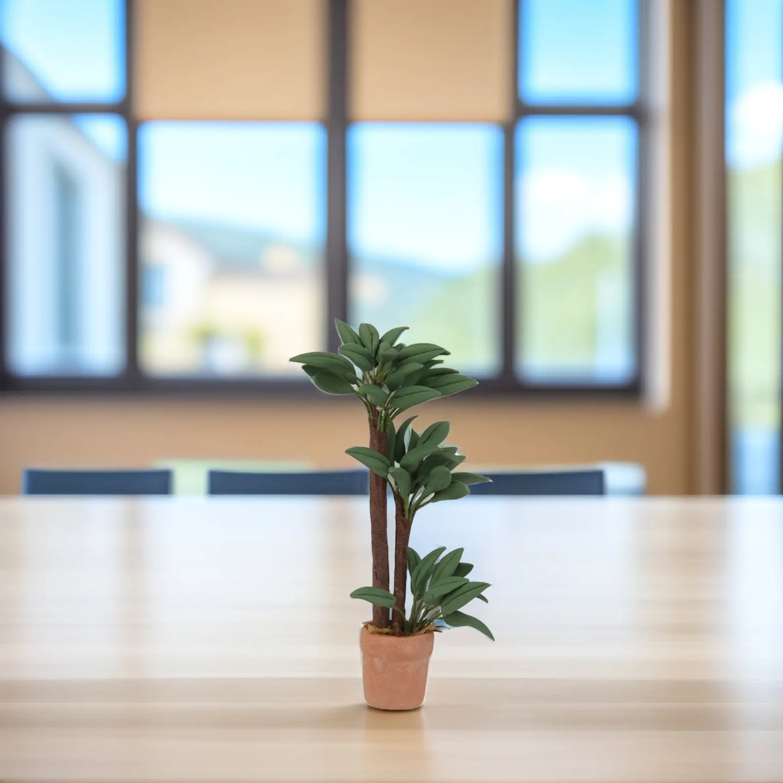 Miniature 1:12 Scale Dollhouse Bonsai Potted Plant Iron Wire Adjustable Leaves Home Garden Decor Mini House Plant Pot
Miniature 1:12 Scale Dollhouse Bonsai Potted Plant Iron Wire Adjustable Leaves Home Garden Decor Mini House Plant Pot