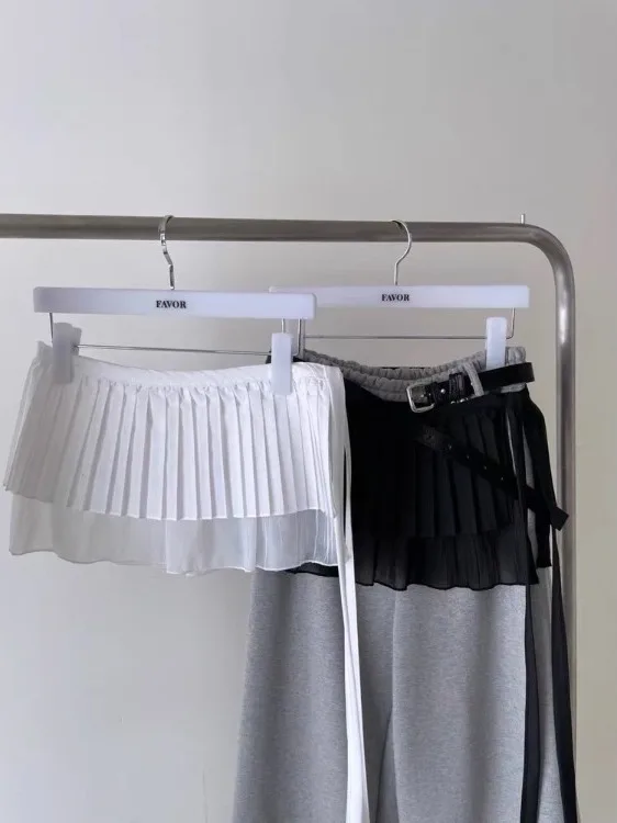 Двухслойная милая антивозрастная плиссированная юбка с завязками по бокам, женская юбка с занавеской, чистый цвет, другой материал
Двухслойная милая антивозрастная плиссированная юбка с завязками по бокам, женская юбка с занавеской, чистый цвет, другой материал