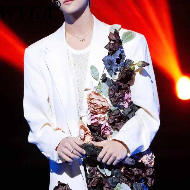 Мужской пиджак WVGA, весна-осень, новинка, высококачественный, ручной работы, с цветочным узором, тяжелый, нишевый, шик, повседневный, элегантный, с отложным воротником, Ins W18139
Мужской пиджак WVGA, весна-осень, новинка, высококачественный, ручной работы, с цветочным узором, тяжелый, нишевый, шик, повседневный, элегантный, с отложным воротником, Ins W18139