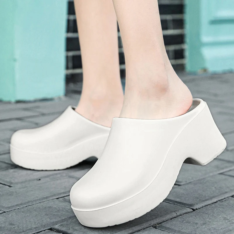 Summer Women Slippers Platform Clogs Casual Outdoor Slids Beach Sandals Garden Shoes Female Comfortable Indoor Shoes High Heels
Summer Women Slippers Platform Clogs Casual Outdoor Slids Beach Sandals Garden Shoes Female Comfortable Indoor Shoes High Heels