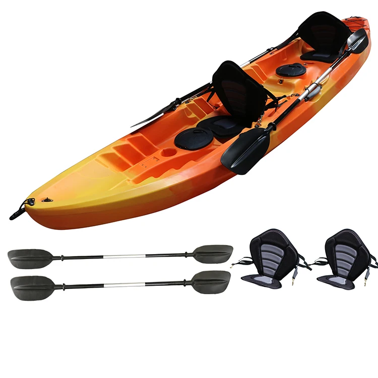 12ft 2 Seater HDPE Tandem Fishing Kayak Deluxe Seat For Lake River Drifting Paddling
12ft 2 Seater HDPE Tandem Fishing Kayak Deluxe Seat For Lake River Drifting Paddling