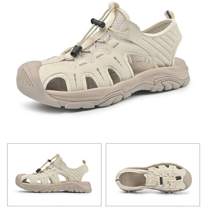 2026 New Summer Fashion Men's Leather Sandals Outdoor Hiking Shoes Size 39-46 Mens Shoes Platform Sandals Beach Sandals
2026 New Summer Fashion Men's Leather Sandals Outdoor Hiking Shoes Size 39-46 Mens Shoes Platform Sandals Beach Sandals