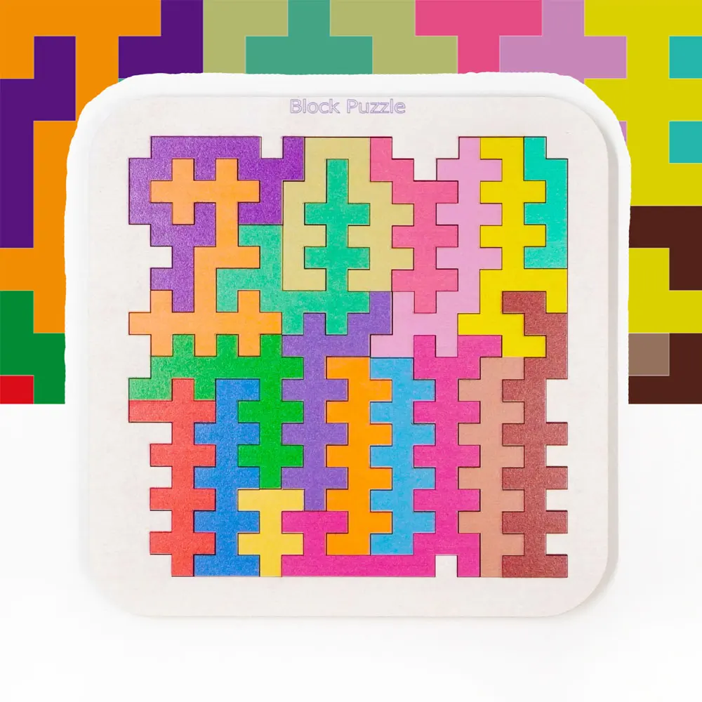 "Colorful Blocks" Wooden Jigsaw High-Difficulty Brain Teaser for Adults Creative Art Decor Desktop Toy Gift for Friends UG408
"Colorful Blocks" Wooden Jigsaw High-Difficulty Brain Teaser for Adults Creative Art Decor Desktop Toy Gift for Friends UG408