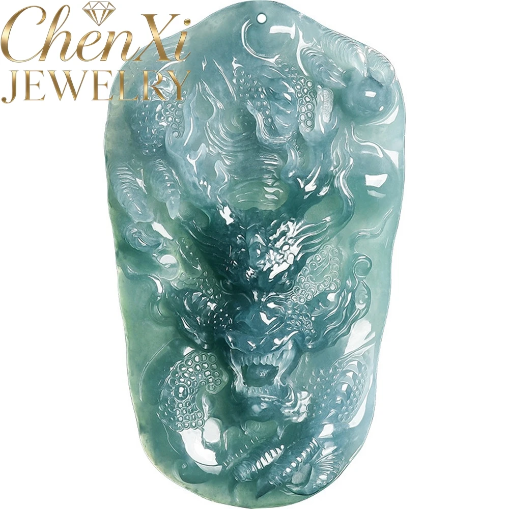 Natural Blue Water Jadeite Three-Dimensional Powerful Zodiac Dragon Pendant Luxury Quality Fashion Fine Jewelry Exquisite Gift
Natural Blue Water Jadeite Three-Dimensional Powerful Zodiac Dragon Pendant Luxury Quality Fashion Fine Jewelry Exquisite Gift