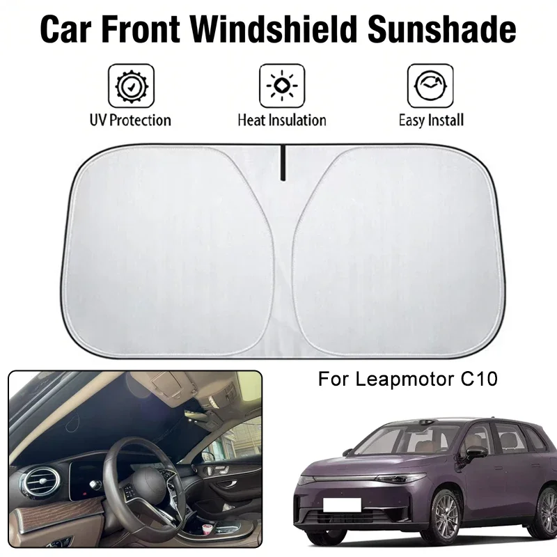 Foldable Car Windshield Sun Shade UV Block Heat Insulation For Leapmotor C10 Interior Protection Accessories
Foldable Car Windshield Sun Shade UV Block Heat Insulation For Leapmotor C10 Interior Protection Accessories
