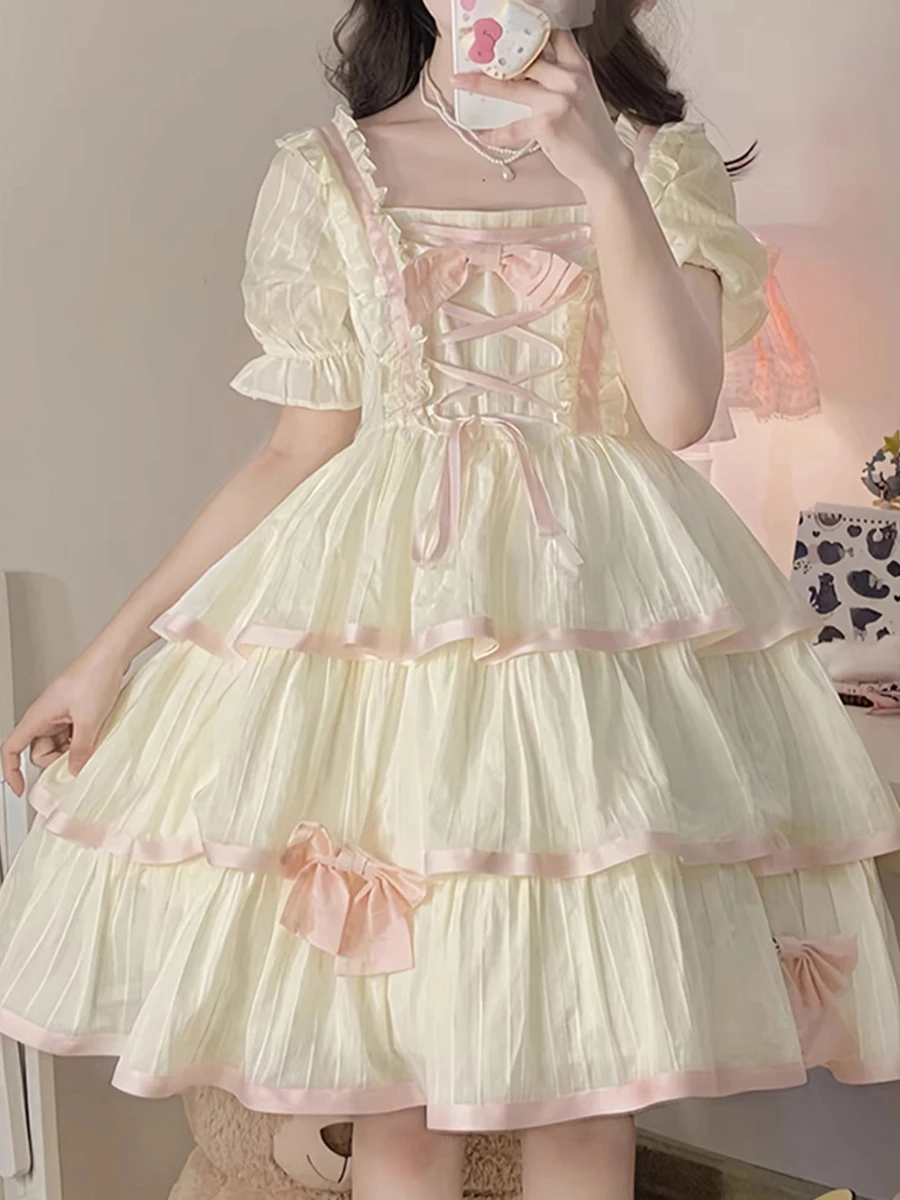 Lolita Princess Dress Lightweight Flower Wedding plus Size 200 Pounds Fat MM Slimming Summer Casual High Waist Short Sleeve
Lolita Princess Dress Lightweight Flower Wedding plus Size 200 Pounds Fat MM Slimming Summer Casual High Waist Short Sleeve
