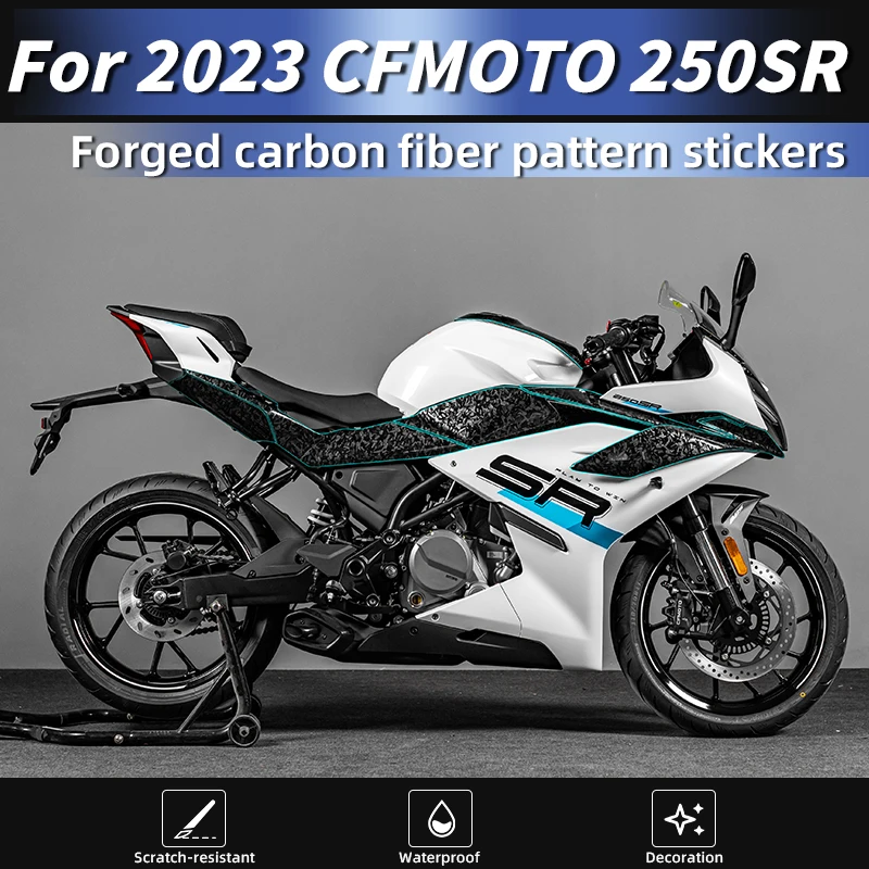 For 2023 CFMOTO 250SR High-Quality Forged Carbon Fiber Tank Pad 3M Adhesive Residue-Free Anti-Fade Body Graphics
For 2023 CFMOTO 250SR High-Quality Forged Carbon Fiber Tank Pad 3M Adhesive Residue-Free Anti-Fade Body Graphics