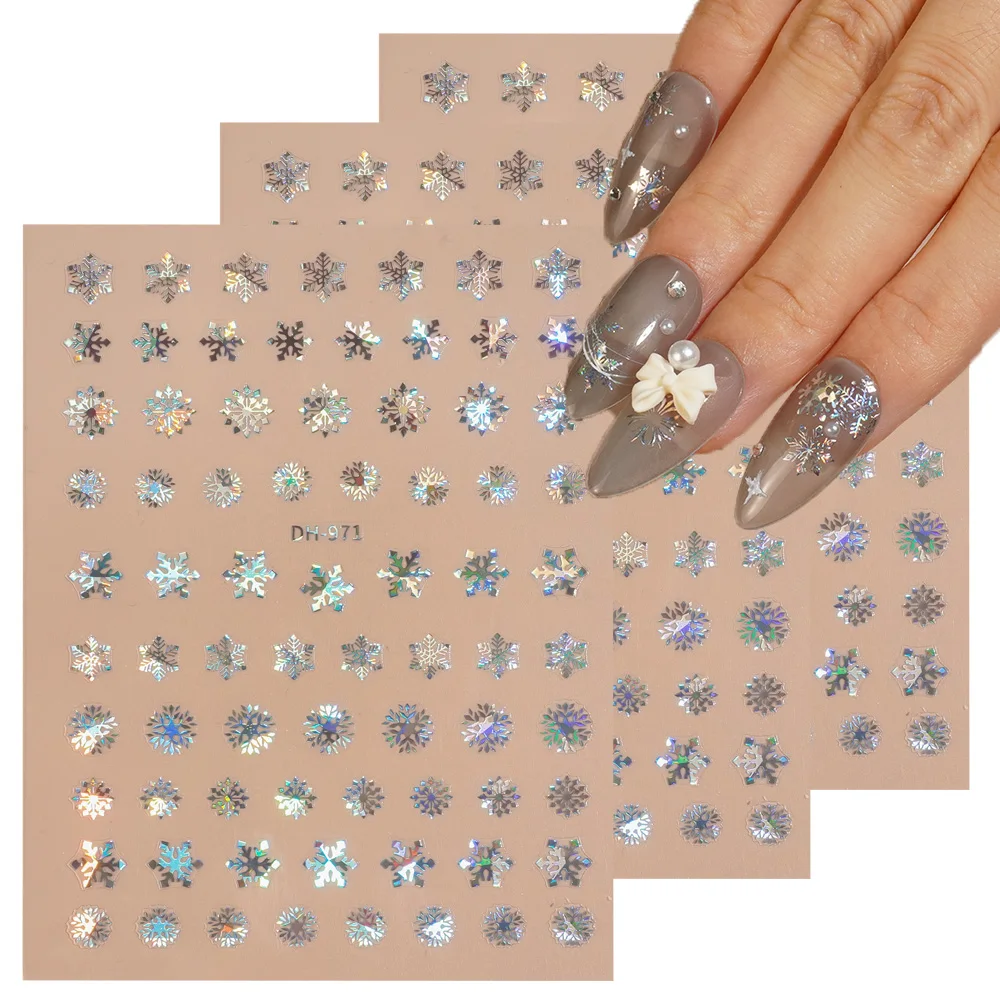 1/5/10pcs 3D Flat Christmas Winter Nail Art Stickers Snowflake Nail Stickers Women DIY Self-Adhesive Manicure Decoration Decals
1/5/10pcs 3D Flat Christmas Winter Nail Art Stickers Snowflake Nail Stickers Women DIY Self-Adhesive Manicure Decoration Decals