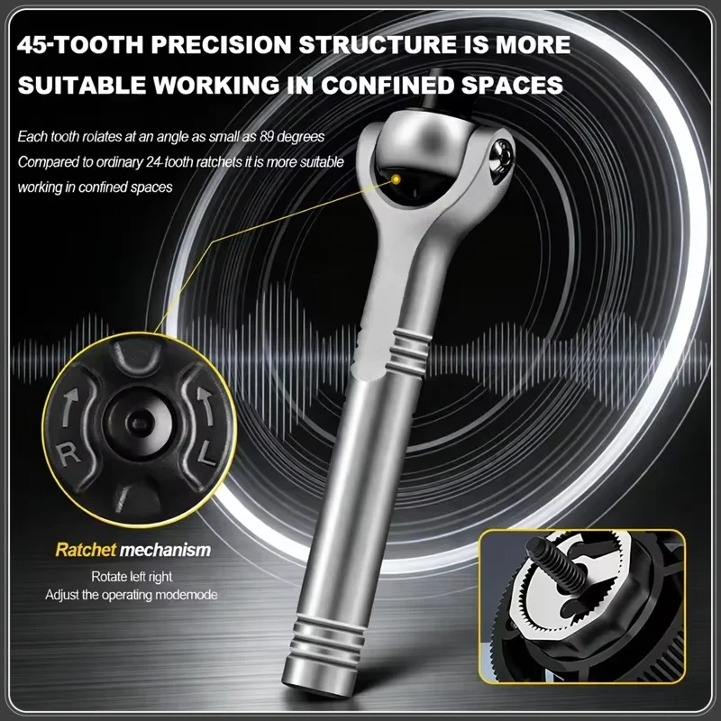 40 In 1 Multi-function Ratchet Screwdriver Kit With Magnetic Bits – Mini Repair Tool Set For Pc Iphone Home Use
40 In 1 Multi-function Ratchet Screwdriver Kit With Magnetic Bits – Mini Repair Tool Set For Pc Iphone Home Use