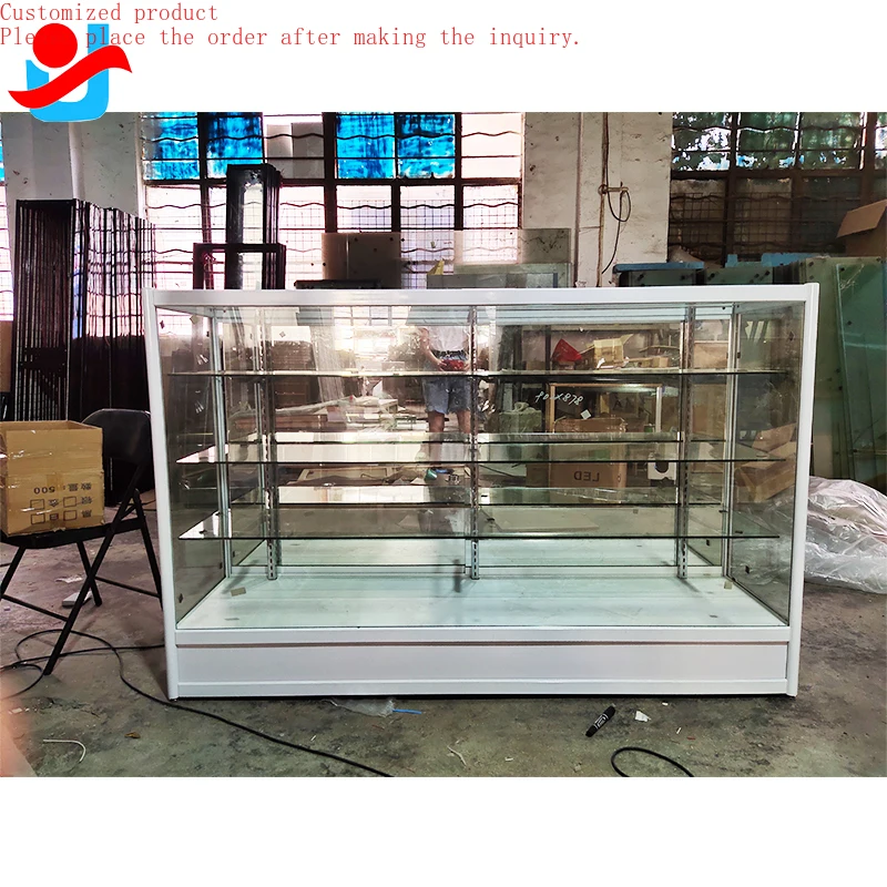 Custom.New Design 6ft Long Size Smoke Store Case Glassware Display Showcase With Light and Mirror Door
Custom.New Design 6ft Long Size Smoke Store Case Glassware Display Showcase With Light and Mirror Door