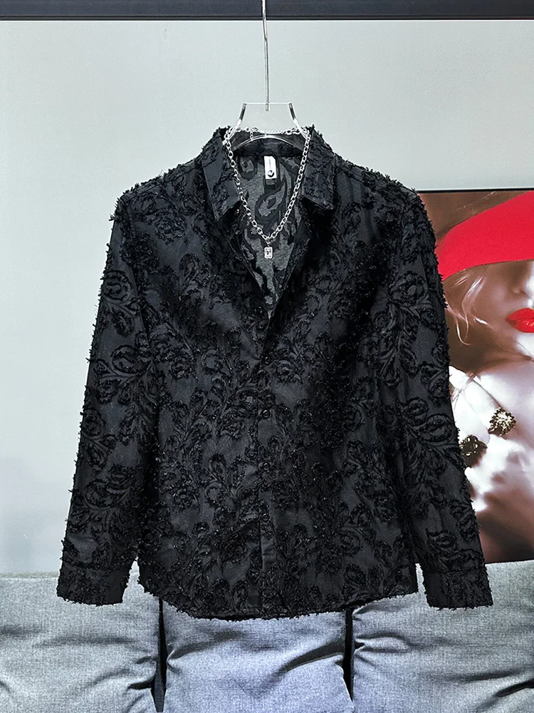 Loose Fit Casual irt Men's Faionable Korean Sle Micro Transparent Design Autumn New Sle Versatile Comfortable Long Sl...
Loose Fit Casual irt Men's Faionable Korean Sle Micro Transparent Design Autumn New Sle Versatile Comfortable Long Sl...