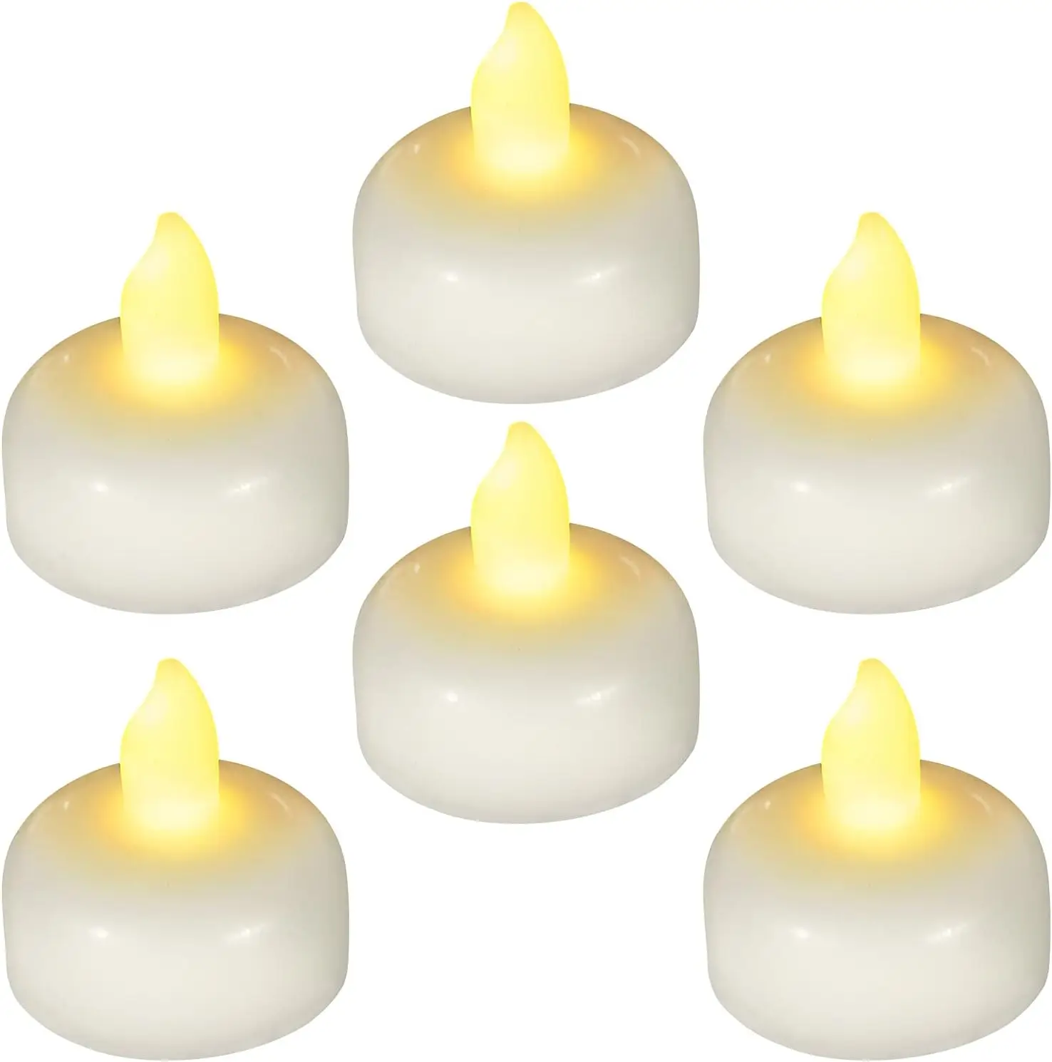 12 PCS Flameless Waterproof Floating LED Candles, Battery Powered Flickering Warm White for Wedding Party Pool Decor
12 PCS Flameless Waterproof Floating LED Candles, Battery Powered Flickering Warm White for Wedding Party Pool Decor