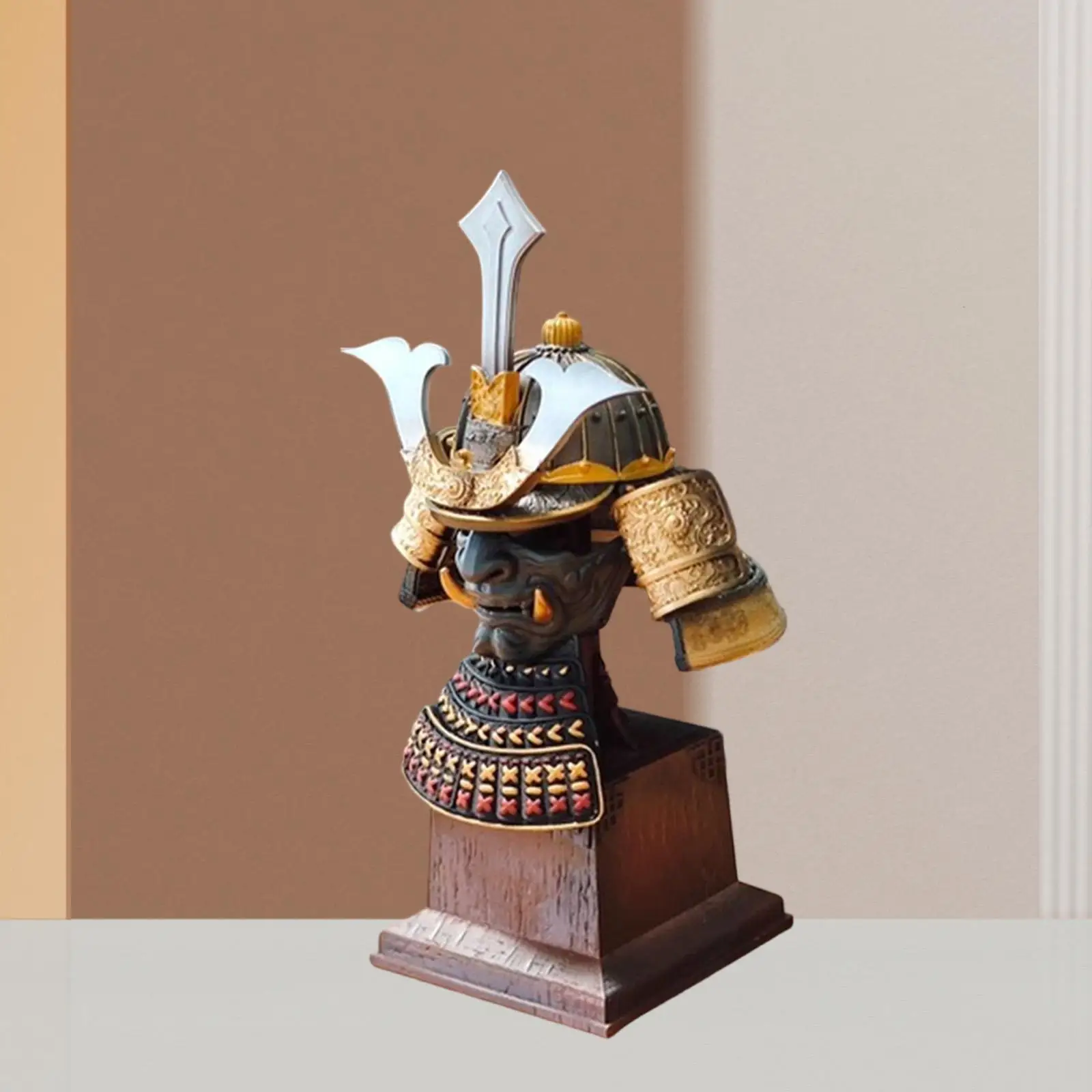 Miniature Helmet Decorative Skull Resin Carved Japanese Samurai Figurine Art for Shelf Office Birthday Gift
Miniature Helmet Decorative Skull Resin Carved Japanese Samurai Figurine Art for Shelf Office Birthday Gift