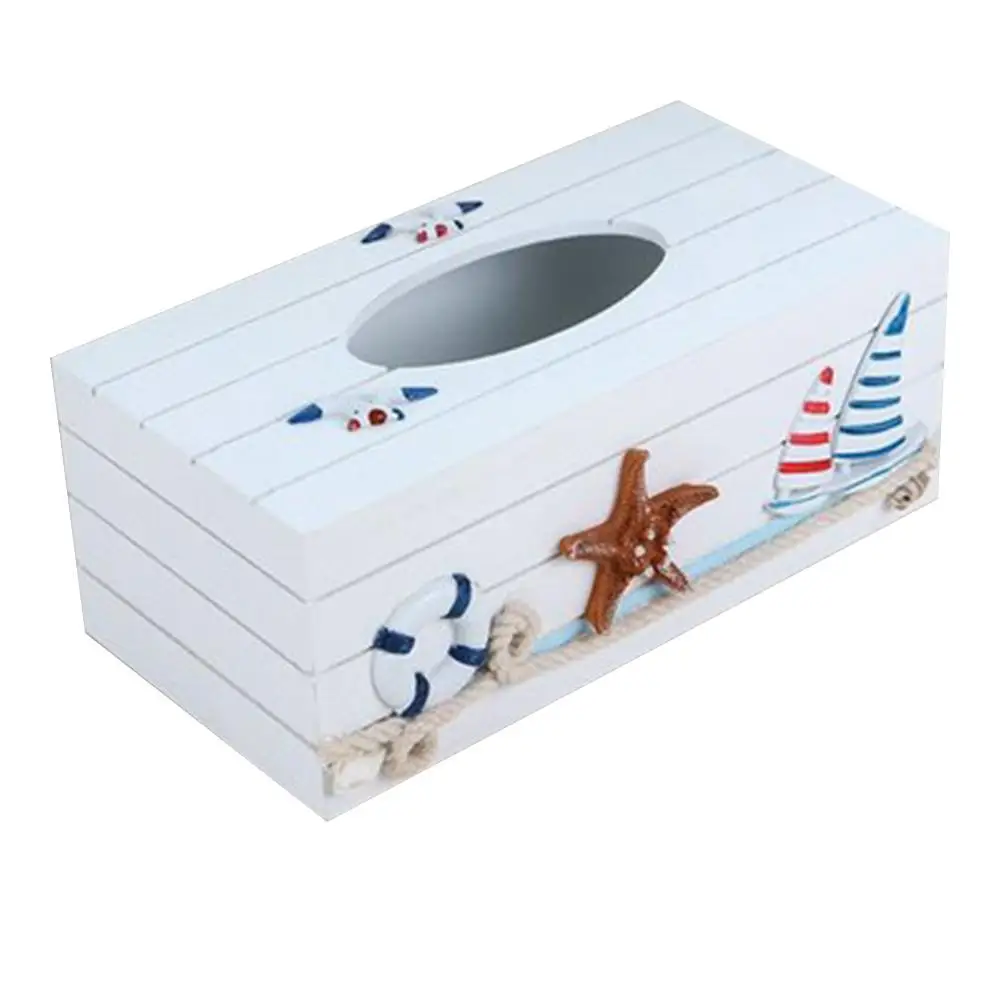 Wooden Tissue Box Holder Case Mediterranean Design Napkin Organizer Rustic Home Office Automotive Storage Container
Wooden Tissue Box Holder Case Mediterranean Design Napkin Organizer Rustic Home Office Automotive Storage Container