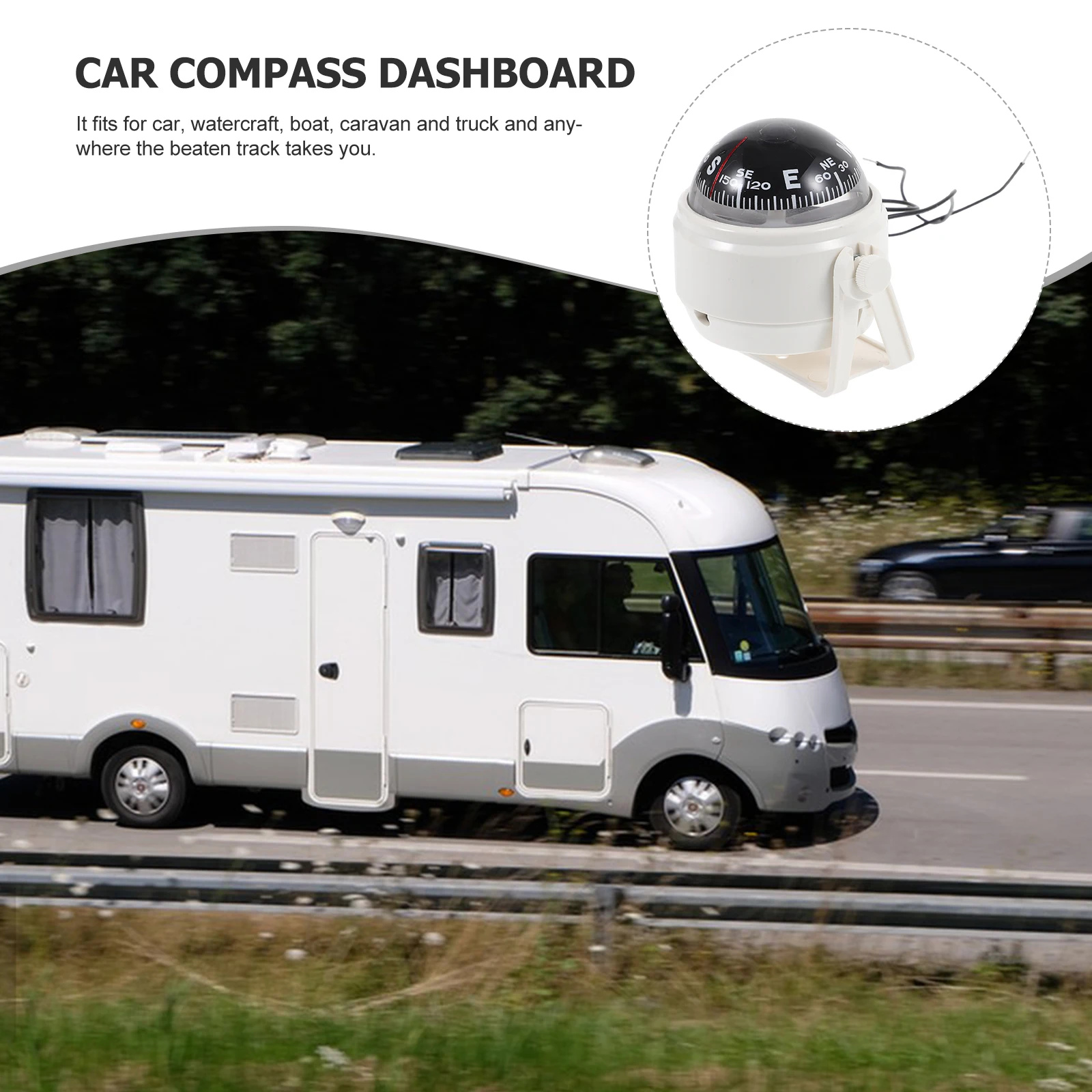 Car Compass Ball Durable Acrylic Material Sphere Design for Car Boat Truck Dashboard Mount Navigation Tool Compass for Boat
Car Compass Ball Durable Acrylic Material Sphere Design for Car Boat Truck Dashboard Mount Navigation Tool Compass for Boat