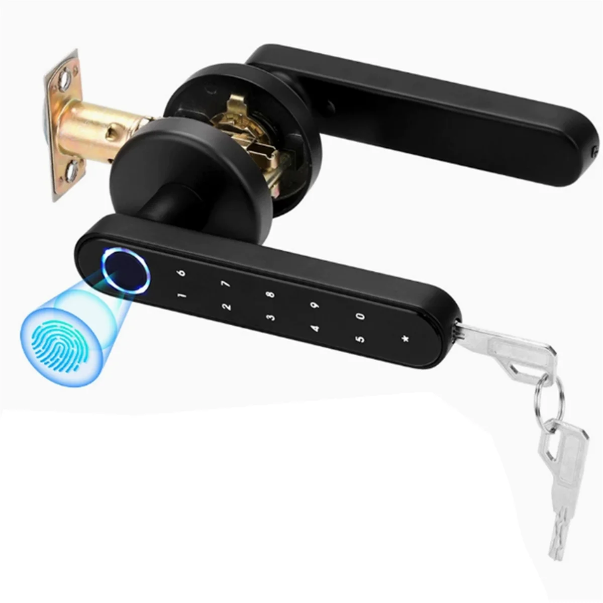 ABXD Tuya Smart Life APP Smart Fingerprint Password RFID Card Lock for Indoor Wooden Metal Door
ABXD Tuya Smart Life APP Smart Fingerprint Password RFID Card Lock for Indoor Wooden Metal Door