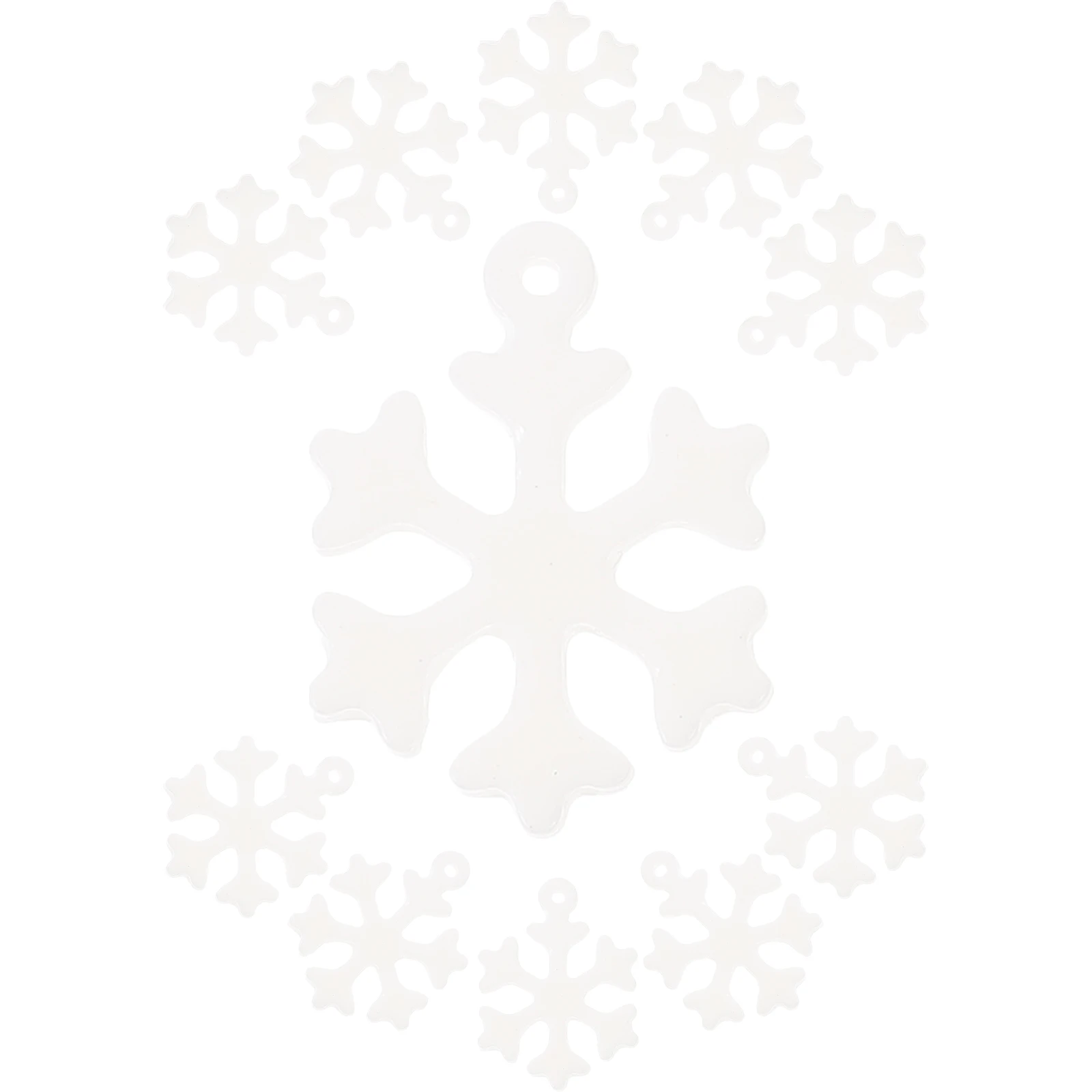 100pcs Snowflake Charms Jewelry Making Accessories White Resin Pendant Necklace Bracelet Earring Craft for Scrapbooking
100pcs Snowflake Charms Jewelry Making Accessories White Resin Pendant Necklace Bracelet Earring Craft for Scrapbooking