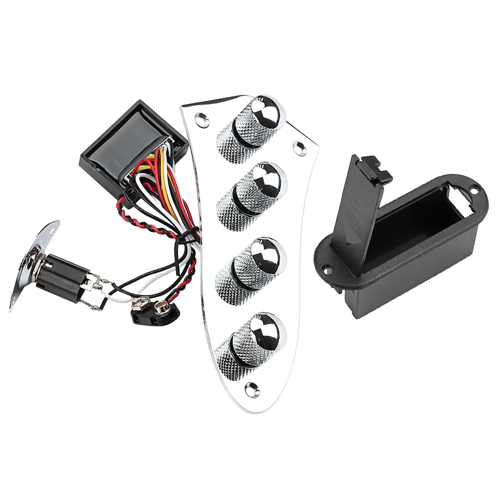 Bass Guitar Preamp Prewired Control Plate with Wiring Harness Easy to Install Preamp Kit for Bass Guitar Perfect for Bass Guitar
Bass Guitar Preamp Prewired Control Plate with Wiring Harness Easy to Install Preamp Kit for Bass Guitar Perfect for Bass Guitar