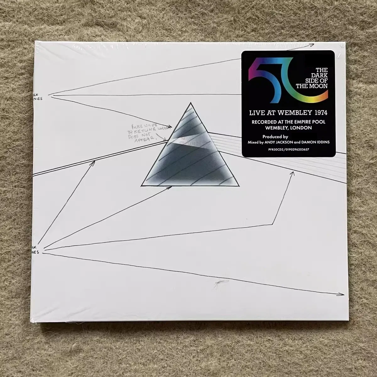 The Dark Side of The Moon Live At Wembley 1974 50th Anniversary Classic Rock Live Music CD Album Pink
The Dark Side of The Moon Live At Wembley 1974 50th Anniversary Classic Rock Live Music CD Album Pink