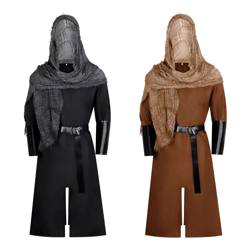 New Temple Knight Cosplay Costume Medieval Hooded Cowl Halloween Roleplay Women's Ethnic Stage Costume Traditional Hanfu
New Temple Knight Cosplay Costume Medieval Hooded Cowl Halloween Roleplay Women's Ethnic Stage Costume Traditional Hanfu