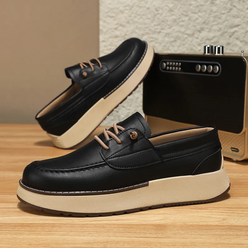 2026 Spring Summer New Loafers for Men Solid Color Fashion Casual Leather Shoes Man Soft Sole Anti-slip Designer Shoes Male
2026 Spring Summer New Loafers for Men Solid Color Fashion Casual Leather Shoes Man Soft Sole Anti-slip Designer Shoes Male