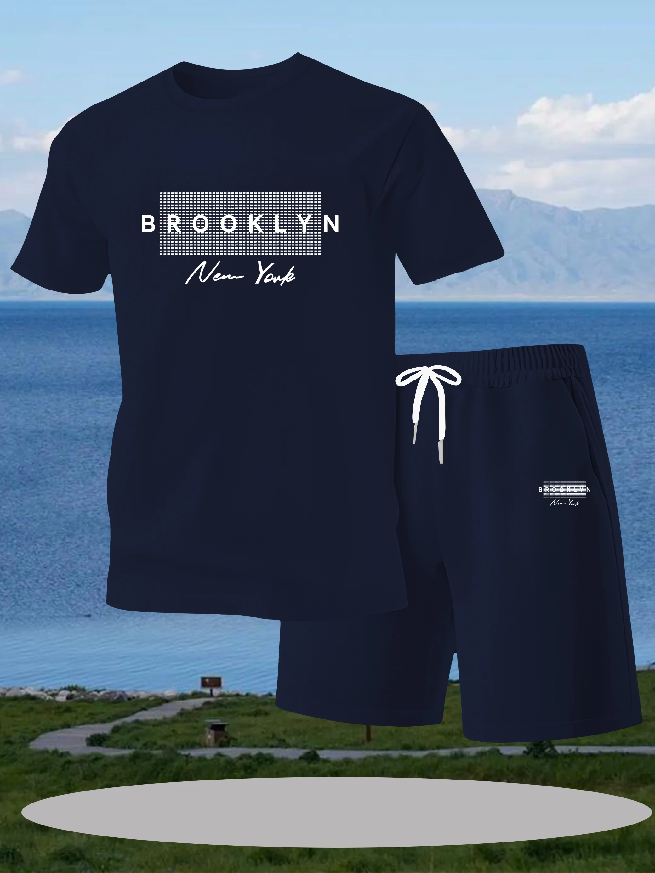 2025 Fashion Leisure Summer Outdoor Sports Set Men's Breathable T-shirt Shorts Casual Fashion Two Piece Set
2025 Fashion Leisure Summer Outdoor Sports Set Men's Breathable T-shirt Shorts Casual Fashion Two Piece Set