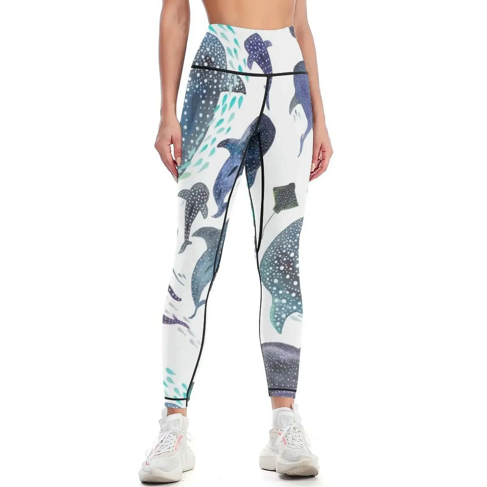 Whale Shark, Ray & Sea Creature Play Print Leggings for girls Golf wear Women sports Womens Leggings
Whale Shark, Ray & Sea Creature Play Print Leggings for girls Golf wear Women sports Womens Leggings