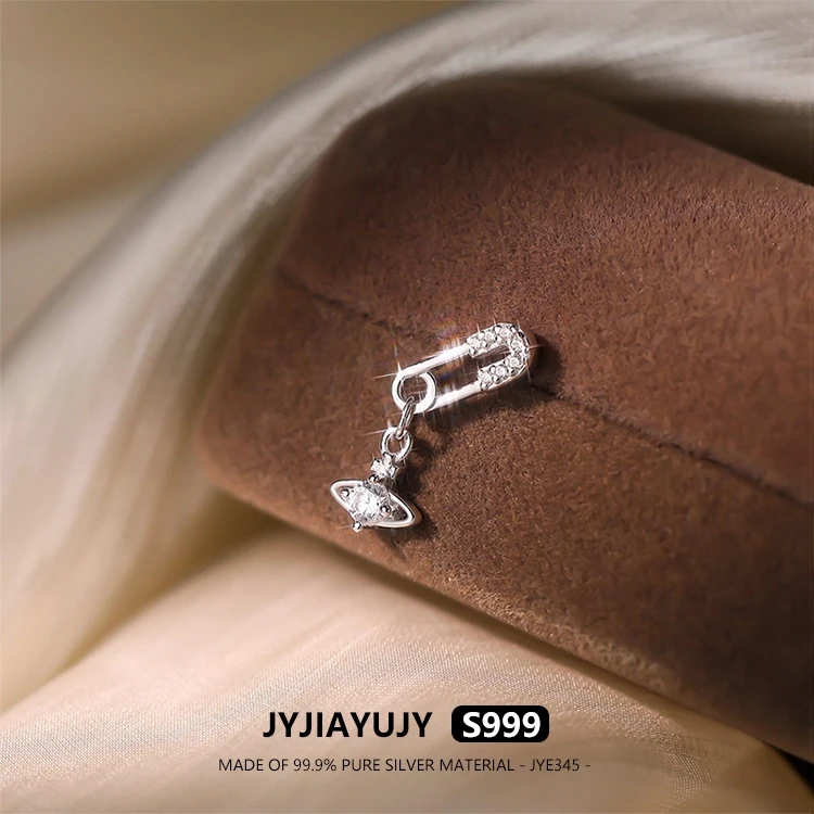 JYJIAYUJY 100% Whole Original Pure Silver S999 Stud Earrings In Stock Paper Clip Planet Fashion Jewelry Gift Daily JYE345
JYJIAYUJY 100% Whole Original Pure Silver S999 Stud Earrings In Stock Paper Clip Planet Fashion Jewelry Gift Daily JYE345