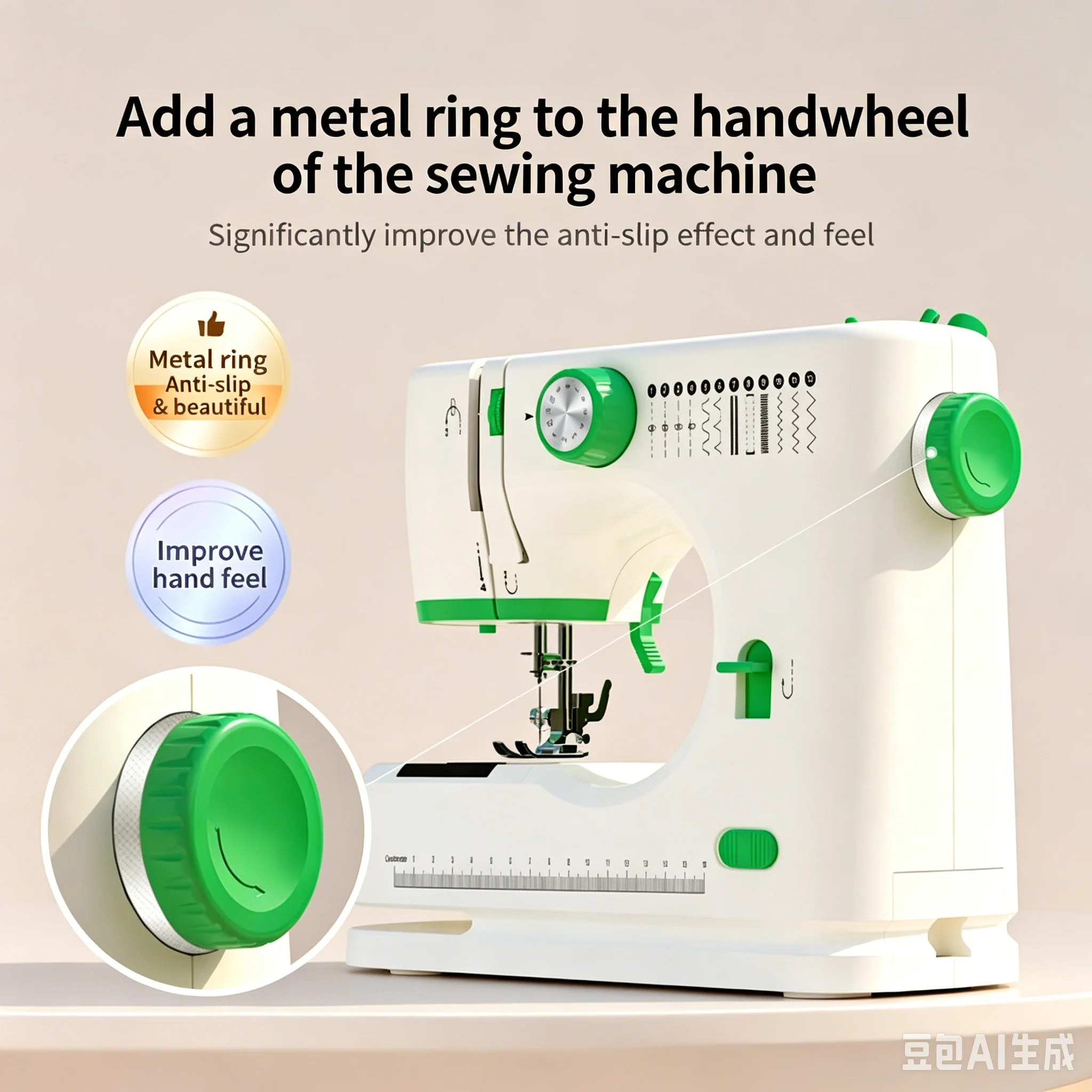 Household Mini Electric Sewing Machine, Fully Automatic Overlock Function, Multifunctional Portable DIY Sewing Machine for Begin
Household Mini Electric Sewing Machine, Fully Automatic Overlock Function, Multifunctional Portable DIY Sewing Machine for Begin