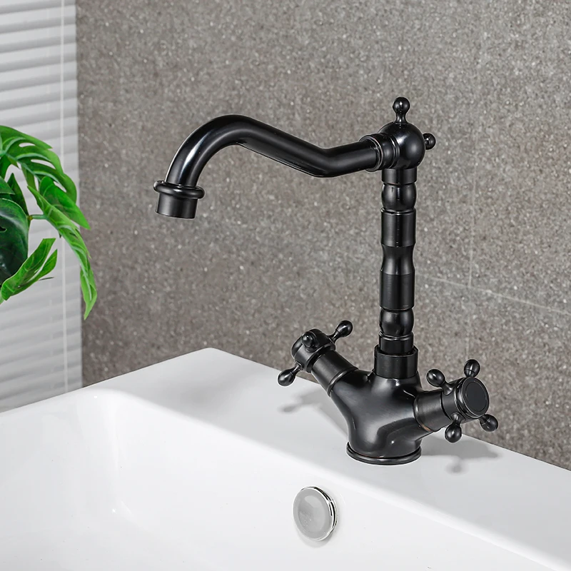 Antique Basin Faucet Hot and Cold Bathroom Sink Faucet Swivel Spout Bath Water Tap Dual Handle Tall Basin Mixer Tap
Antique Basin Faucet Hot and Cold Bathroom Sink Faucet Swivel Spout Bath Water Tap Dual Handle Tall Basin Mixer Tap