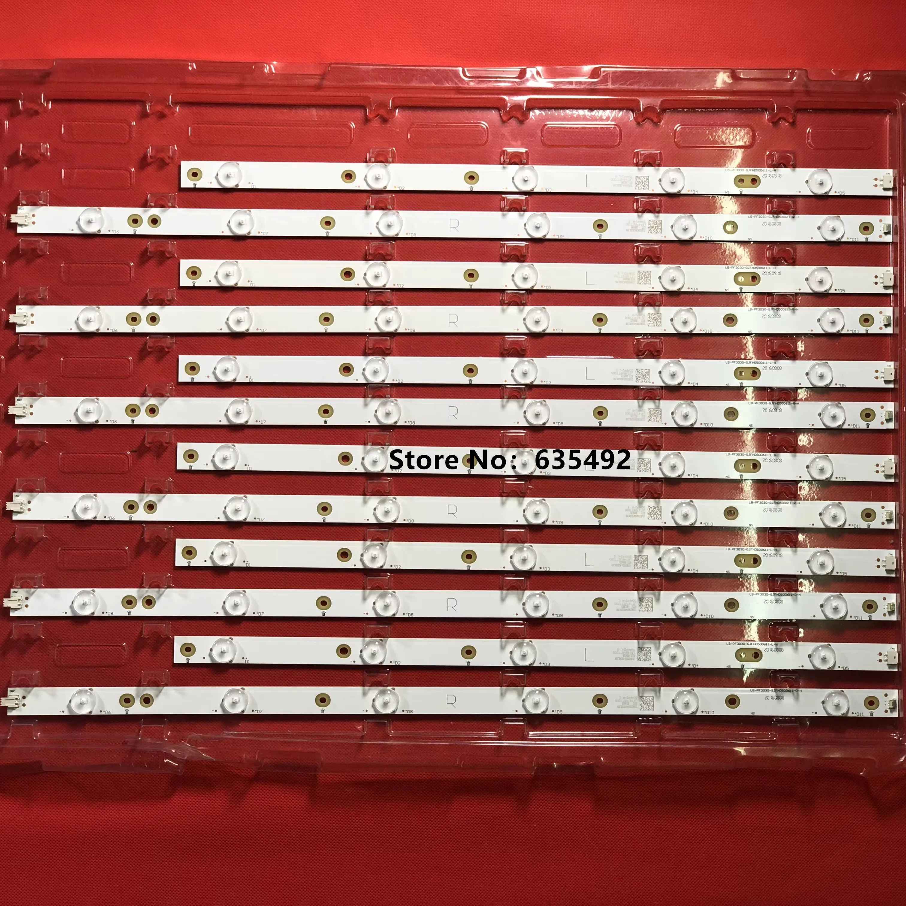 5set LED Strip 500TT26 500TT25 V5 For 50PFH4009/88 50PFH4109/12 50PFH4509 50PFH5300 50PFH6550 50PUT6400/12 TPT500J1-LE8
5set LED Strip 500TT26 500TT25 V5 For 50PFH4009/88 50PFH4109/12 50PFH4509 50PFH5300 50PFH6550 50PUT6400/12 TPT500J1-LE8