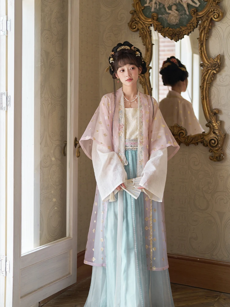 Thirteen Surplus Little Lotus Seed Fairy Play adow Bal Trousers Silk Four-Buttoned irt Susps Song Dynas Hanfu...
Thirteen Surplus Little Lotus Seed Fairy Play adow Bal Trousers Silk Four-Buttoned irt Susps Song Dynas Hanfu...