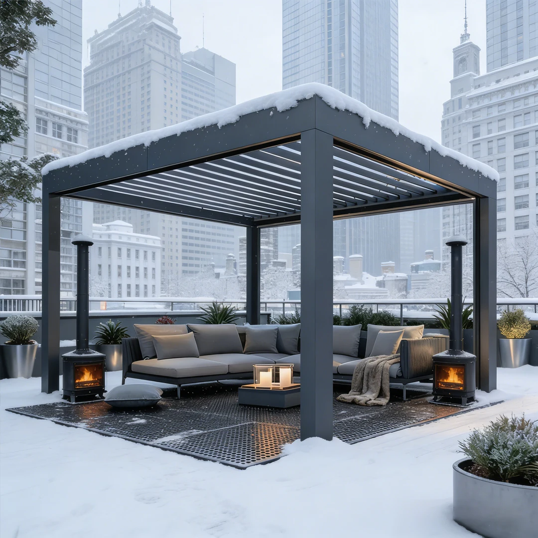 Electric Aluminum Pergola, Waterproof Windproof Snowproof Outdoor Pavilion Carport Shade for Garden & Parking Lot
Electric Aluminum Pergola, Waterproof Windproof Snowproof Outdoor Pavilion Carport Shade for Garden & Parking Lot