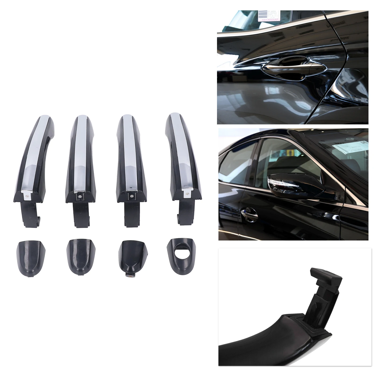 4Pcs Car Outside Door Handle 82651‑3L000,82661‑3L000 Auto Exterior Accessories Replacement For Azera GLS SE Limited Sedan
4Pcs Car Outside Door Handle 82651‑3L000,82661‑3L000 Auto Exterior Accessories Replacement For Azera GLS SE Limited Sedan