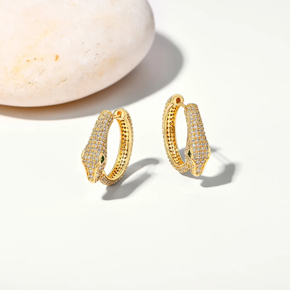 MINTYBOX Snake Head Hoop Diamond Earring S925 Sterling Silver Moissanite Earrings for Women Luxury Fine Jewelry Girlfriend Gift
MINTYBOX Snake Head Hoop Diamond Earring S925 Sterling Silver Moissanite Earrings for Women Luxury Fine Jewelry Girlfriend Gift