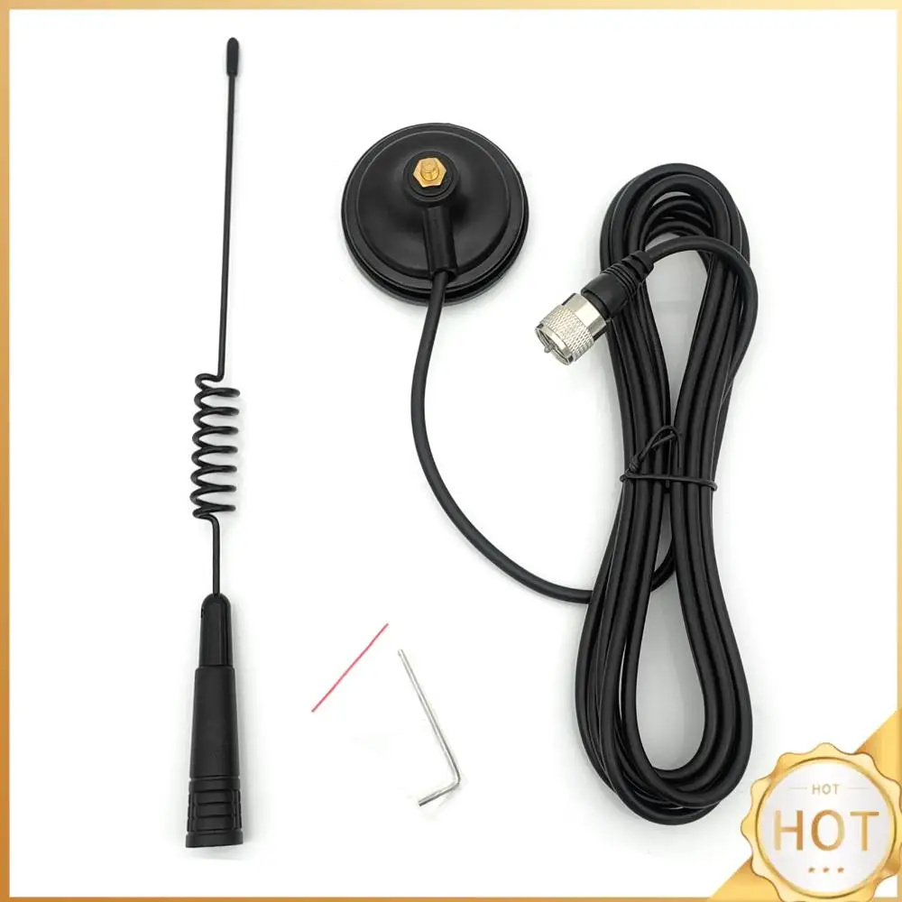 27MHz Magnetic Base CB Radio Antenna Long Range 12 Inch CB Antenna with 4m RG58 Cable for Vehicle Car Truck Mobile Handheld
27MHz Magnetic Base CB Radio Antenna Long Range 12 Inch CB Antenna with 4m RG58 Cable for Vehicle Car Truck Mobile Handheld